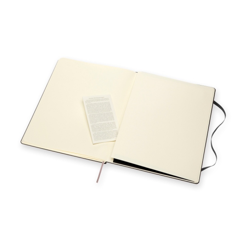 Notes MOLESKINE Classic XXL (21,6x27,9 cm) w kropki, twarda oprawa, 192 strony, czarny - zdjęcie (2