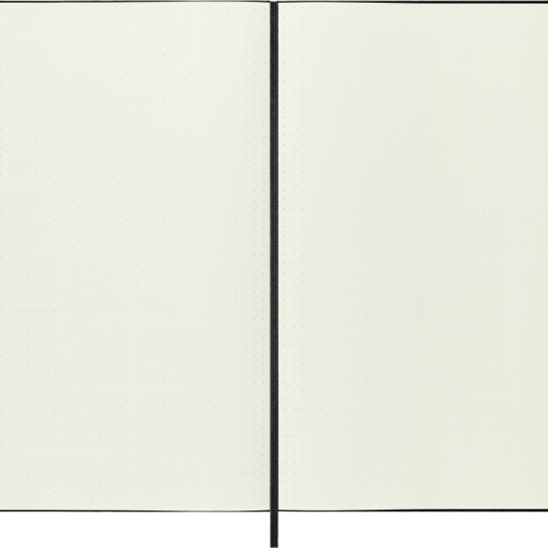 Notes MOLESKINE Classic XXL (21,6x27,9 cm) w kropki, twarda oprawa, 192 strony, czarny - zdjęcie (7
