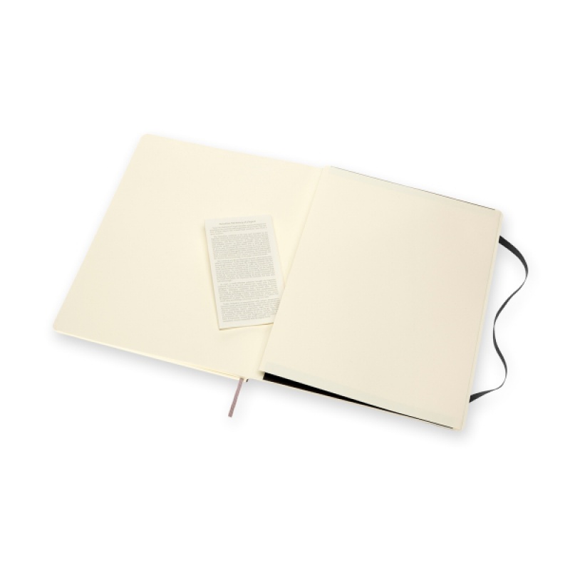 Notes MOLESKINE Classic XXL (21,6x27,9 cm) gładki, miękka oprawa, 192 strony, czarny - zdjęcie (2