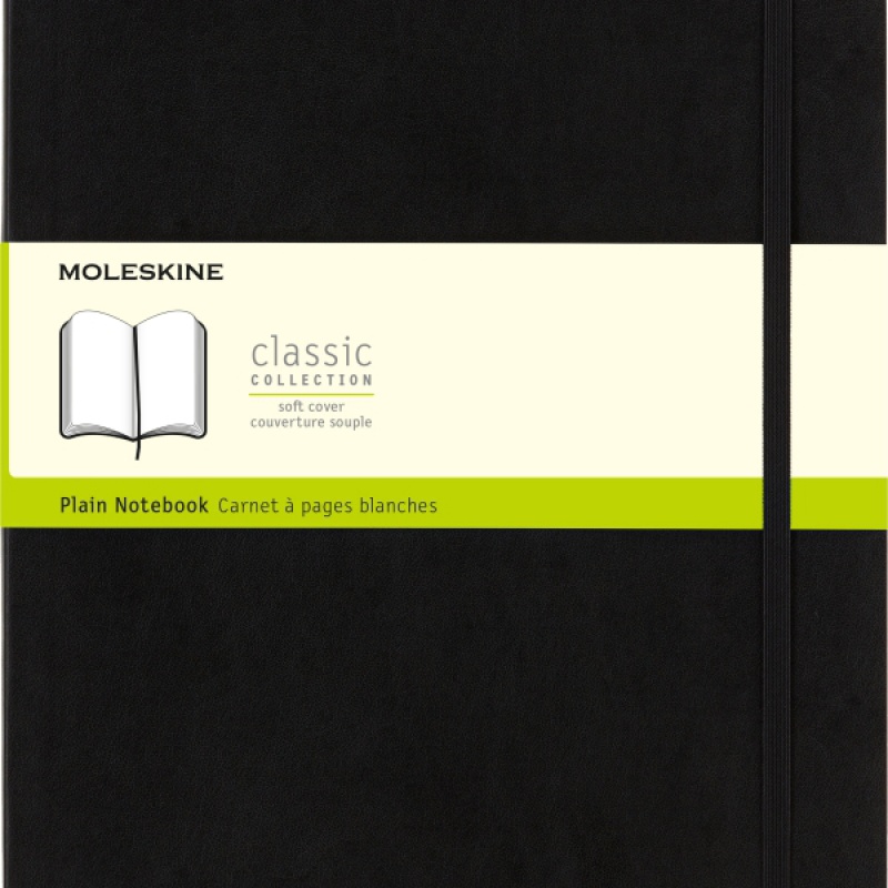 Notes MOLESKINE Classic XXL (21,6x27,9 cm) gładki, miękka oprawa, 192 strony, czarny