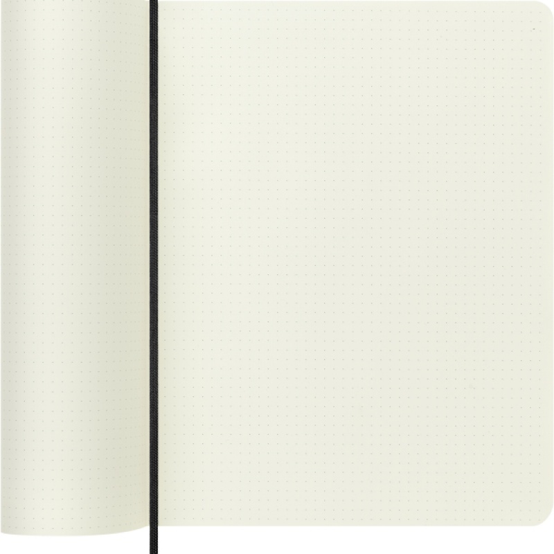 Notes MOLESKINE Classic XXL (21,6x27,9 cm) w kropki, miękka oprawa, 192 strony, czarny - zdjęcie (7