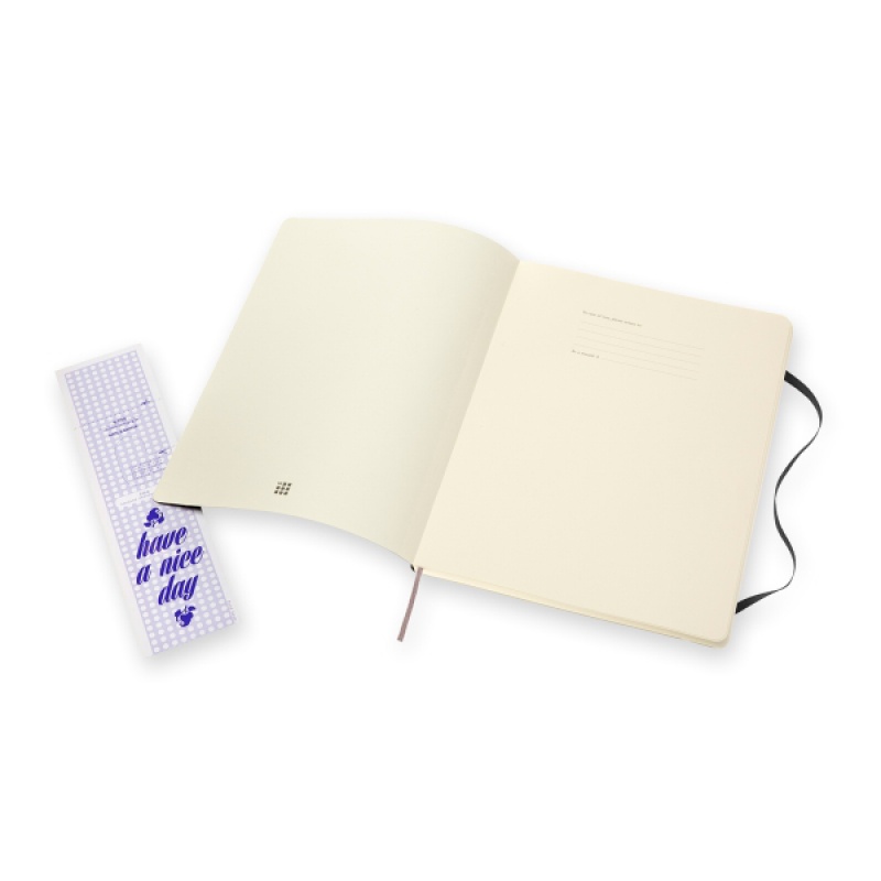 Notes MOLESKINE Classic XXL (21,6x27,9 cm) w kropki, miękka oprawa, 192 strony, czarny - zdjęcie (6