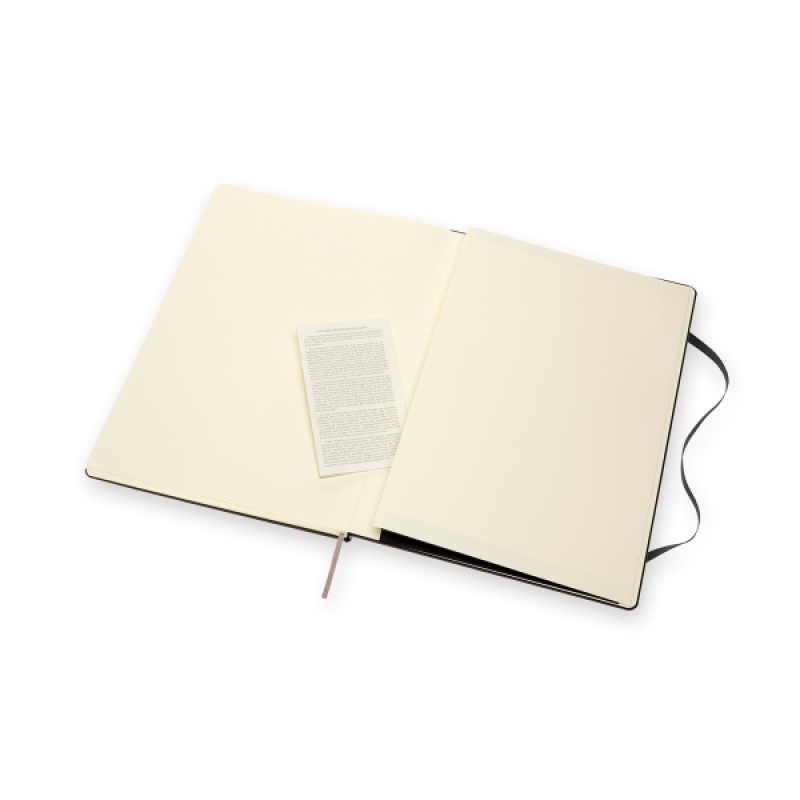 Notes MOLESKINE Classic A4 (21x29,7 cm) w linie, twarda oprawa, 192 strony, czarny - zdjęcie (2