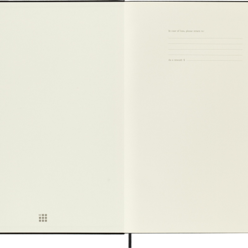 Notes MOLESKINE Classic A4 (21x29,7 cm) w linie, twarda oprawa, 192 strony, czarny - zdjęcie (9