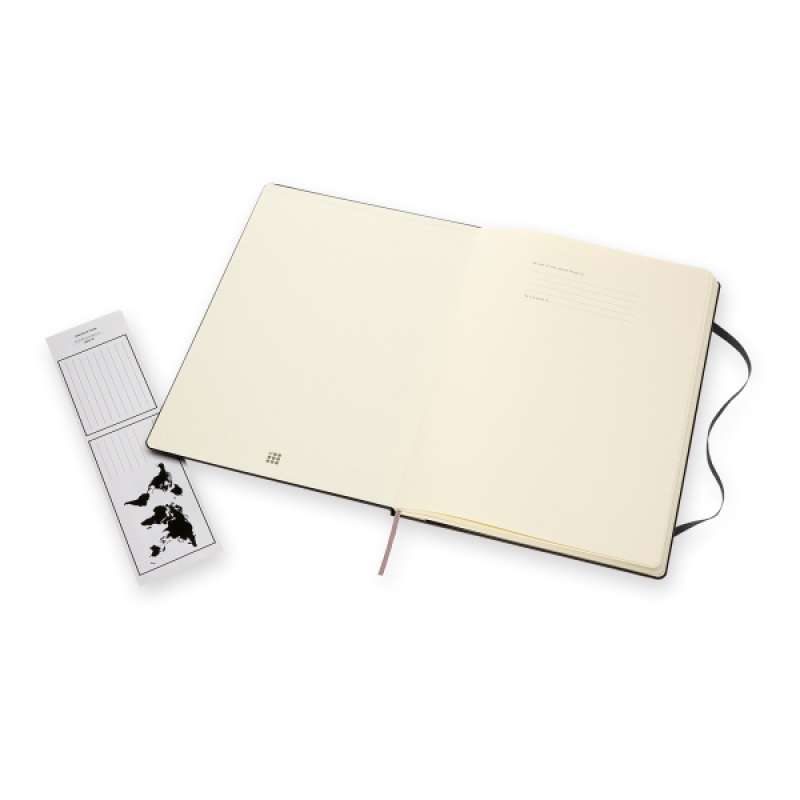 Notes MOLESKINE Classic A4 (21x29,7 cm) w linie, twarda oprawa, 192 strony, czarny - zdjęcie (6