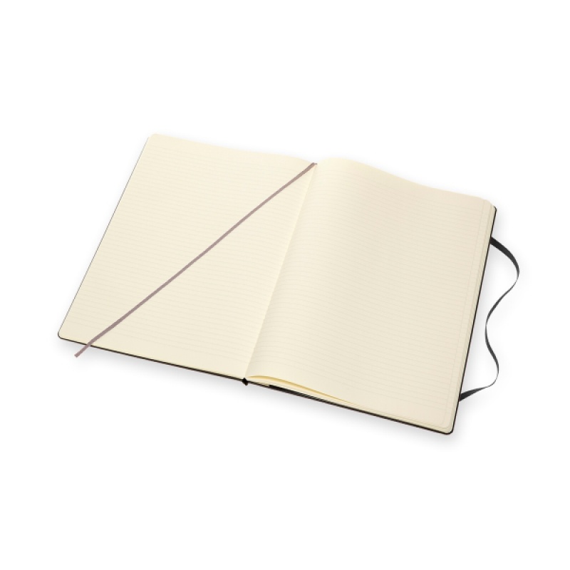 Notes MOLESKINE Classic A4 (21x29,7 cm) w linie, twarda oprawa, 192 strony, czarny - zdjęcie (4