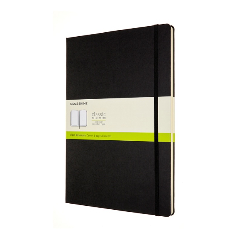 Notes MOLESKINE Classic A4 (21x29,7 cm) gładki, twarda oprawa, 192 strony, czarny - zdjęcie (6