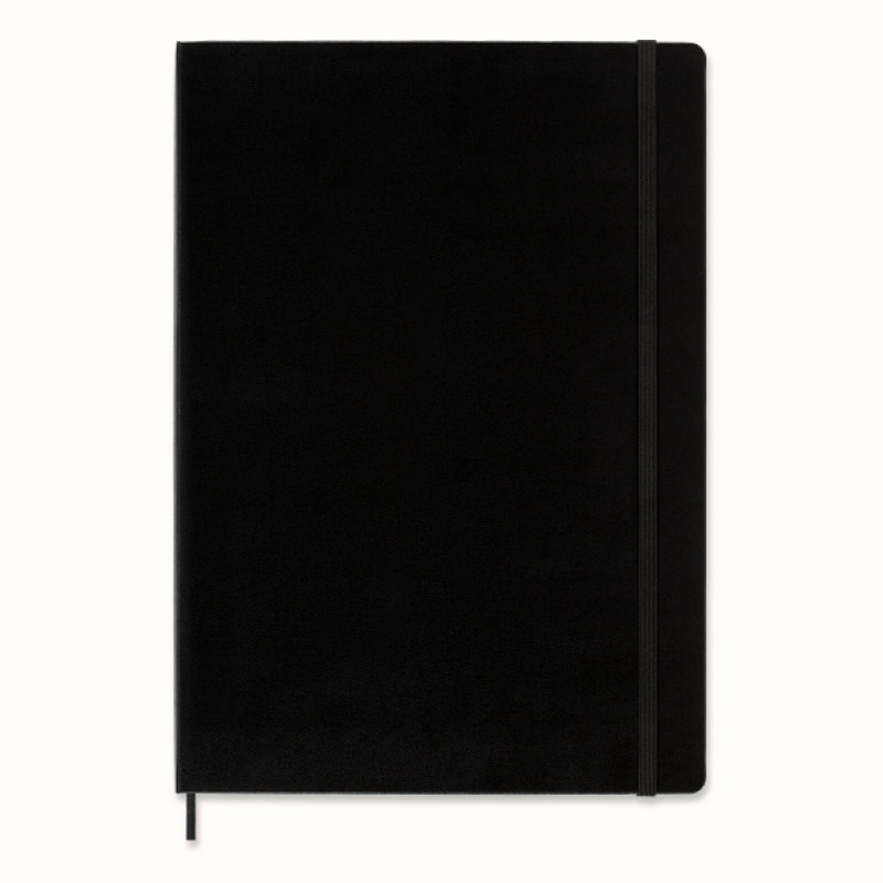 Notes MOLESKINE Classic A4 (21x29,7 cm) gładki, twarda oprawa, 192 strony, czarny - zdjęcie (5