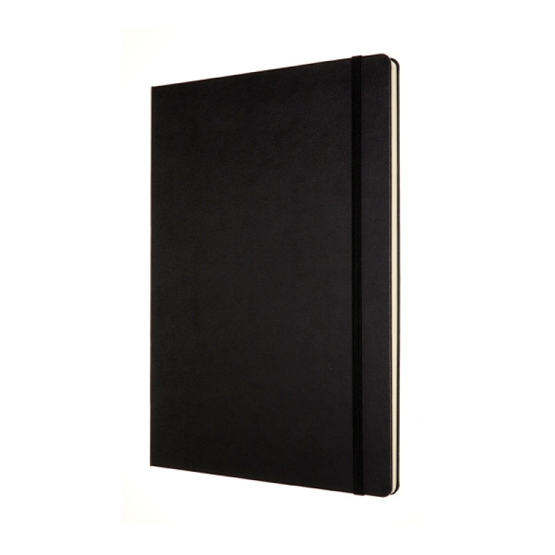 Notes MOLESKINE Classic A4 (21x29,7 cm) gładki, twarda oprawa, 192 strony, czarny - zdjęcie (4