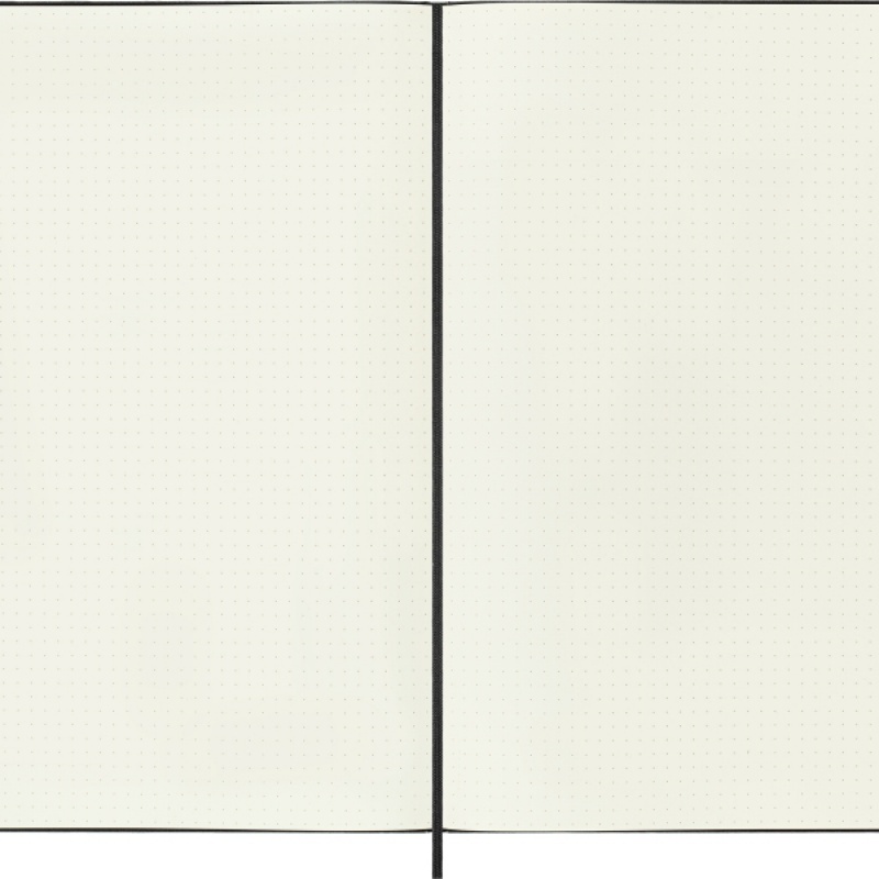 Notes MOLESKINE Classic A4 (21x29,7 cm) w kropki, twarda oprawa, 192 strony, czarny - zdjęcie (7