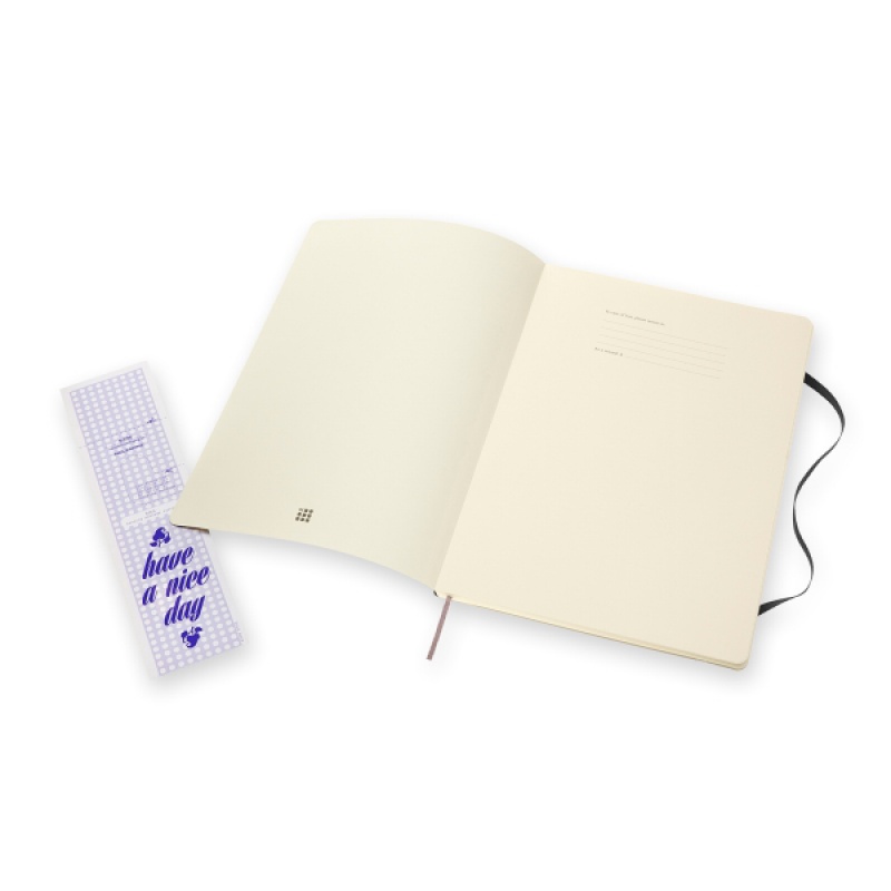 Notes MOLESKINE Classic A4 (21x29,7 cm) w linie, miękka oprawa, 192 strony, czarny - zdjęcie (6