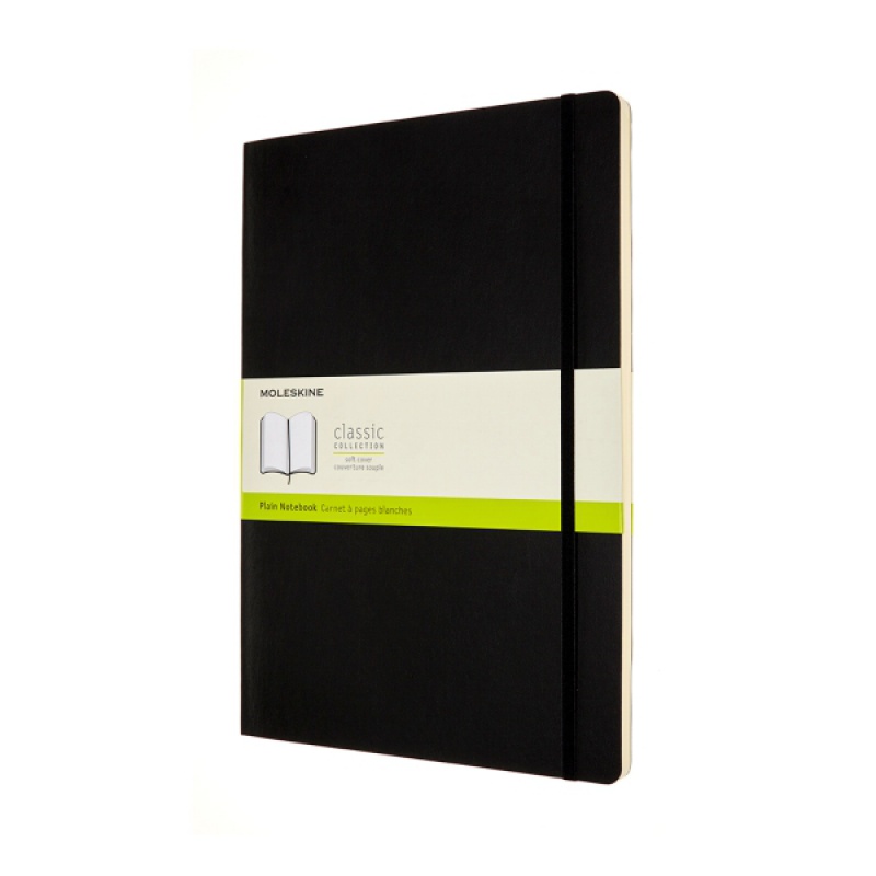 Notes MOLESKINE Classic A4 (21x29,7 cm) gładki, miękka oprawa, 192 strony, czarny - zdjęcie (11