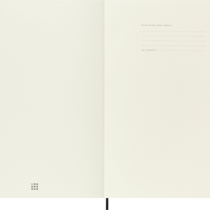 Notes MOLESKINE Classic A4 (21x29,7 cm) gładki, miękka oprawa, 192 strony, czarny - zdjęcie (9