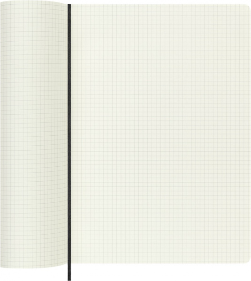 Notes MOLESKINE Classic A4 (21x29,7 cm) w kratkę, miękka oprawa, 192 strony, czarny - zdjęcie (7