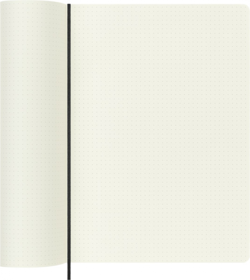 Notes MOLESKINE Classic A4 (21x29,7 cm) w kropki, miękka oprawa, 192 strony, czarny - zdjęcie (7