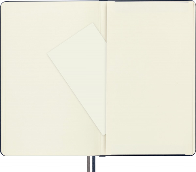 Notes MOLESKINE Classic L (13x21 cm) w linie, twarda oprawa, sapphire blue, 400 stron, niebieski - zdjęcie (6