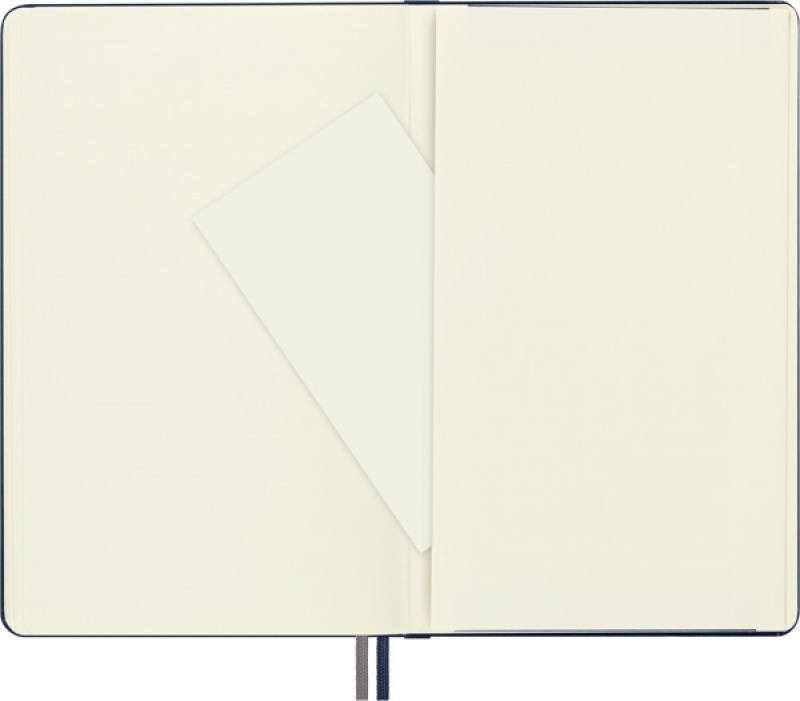 Notes MOLESKINE Classic L (13x21 cm) gładki, twarda oprawa, sapphire blue, 400 stron, niebieski - zdjęcie (6