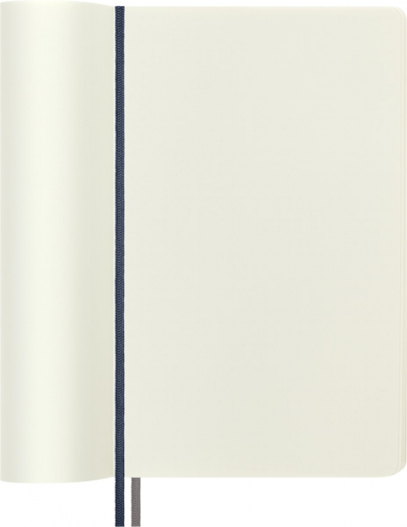 Notes MOLESKINE Classic L (13x21 cm) gładki, miękka oprawa, sapphire blue, 400 stron, niebieski - zdjęcie (8