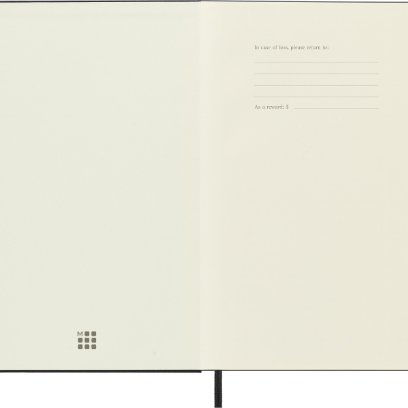 Notes MOLESKINE PROFESSIONAL L (13x21 cm), twarda oprawa, 240 stron, czarny - zdjęcie (11