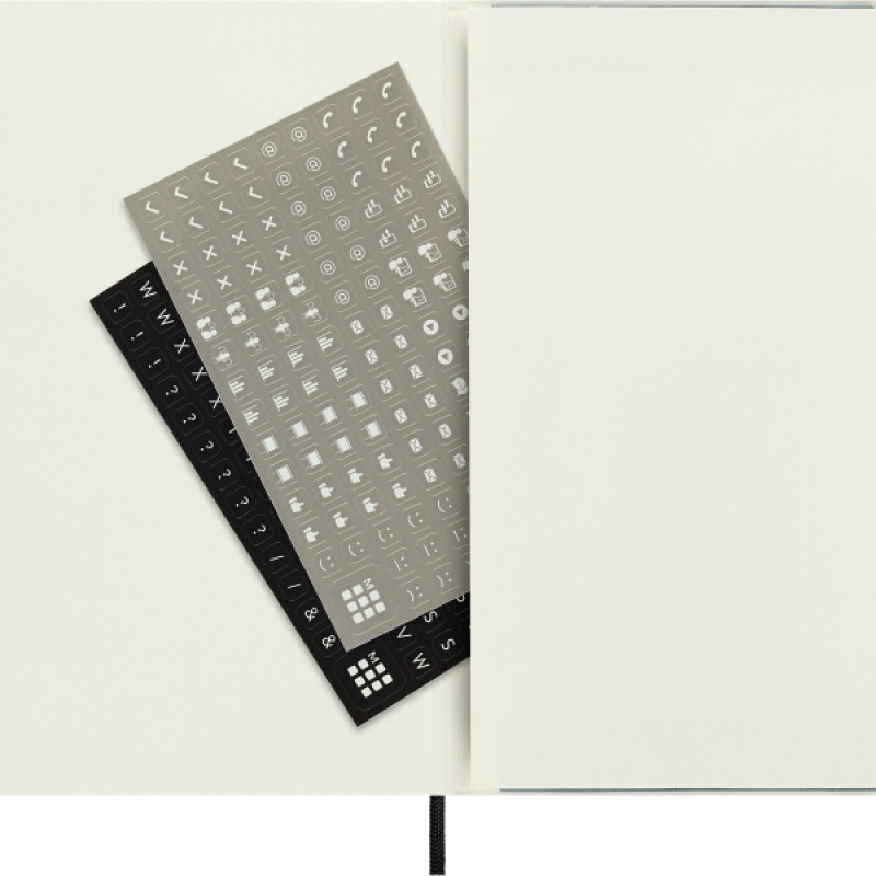Notes MOLESKINE PROFESSIONAL L (13x21 cm), miękka oprawa, 192 strony, czarny - zdjęcie (2