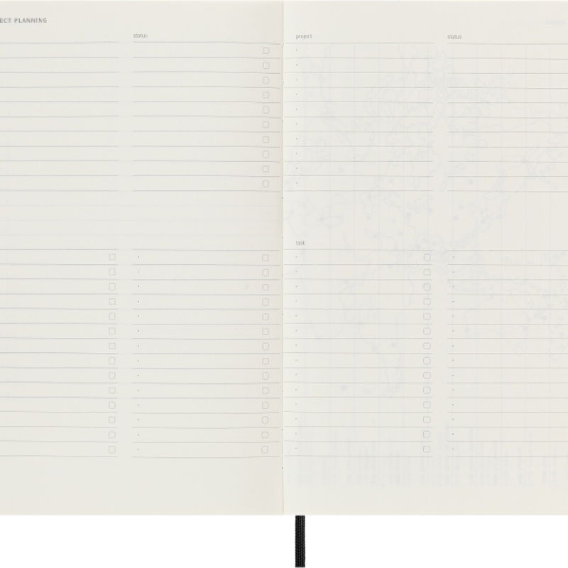 Notes MOLESKINE PROFESSIONAL L (13x21 cm), miękka oprawa, 192 strony, czarny - zdjęcie (7