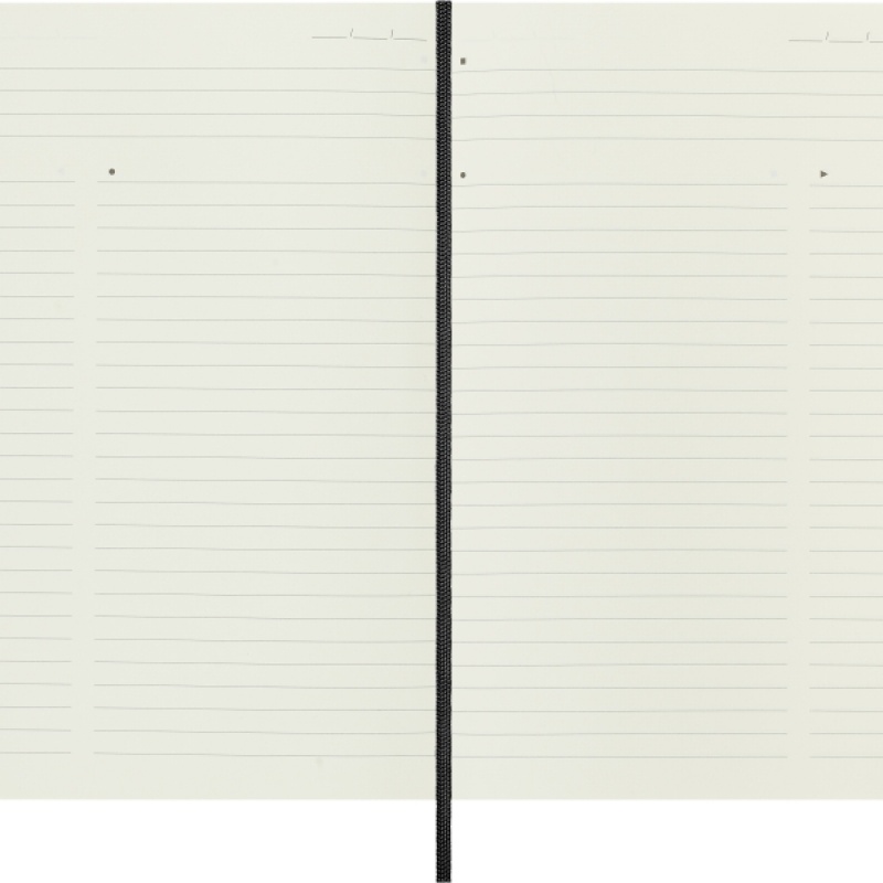 Notes MOLESKINE PROFESSIONAL L (13x21 cm), miękka oprawa, 192 strony, czarny - zdjęcie (5