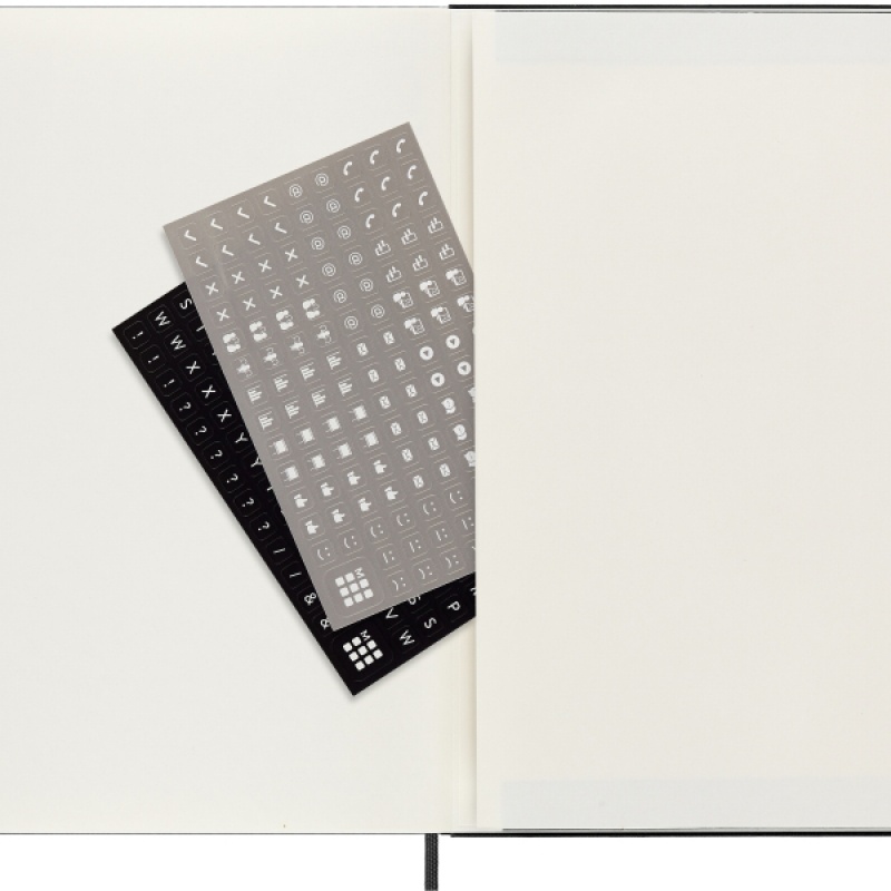 Notes MOLESKINE PROFESSIONAL XL (19x25 cm), twarda oprawa, 192 strony, czarny - zdjęcie (2