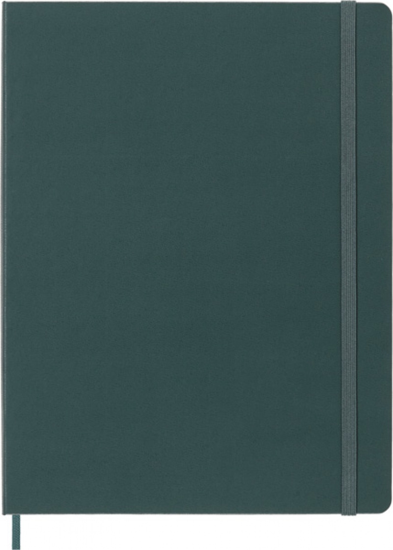 Notes MOLESKINE PROFESSIONAL XL (19x25 cm), forest green, twarda oprawa, 192 strony, zielony - zdjęcie (12