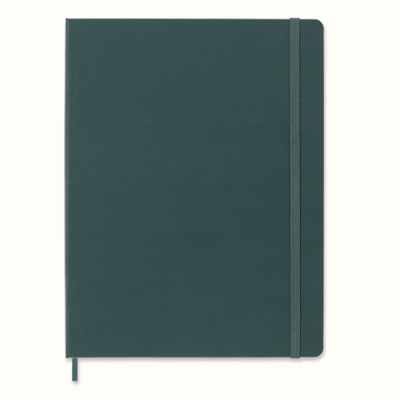 Notes MOLESKINE PROFESSIONAL XL (19x25 cm), forest green, twarda oprawa, 192 strony, zielony - zdjęcie (11