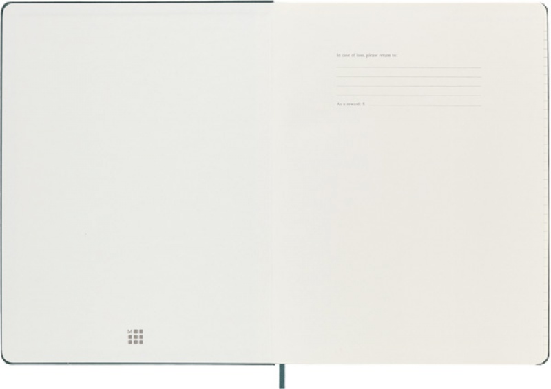 Notes MOLESKINE PROFESSIONAL XL (19x25 cm), forest green, twarda oprawa, 192 strony, zielony - zdjęcie (10