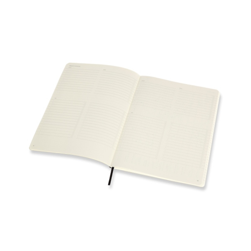 Notes MOLESKINE PROFESSIONAL XL (19x25 cm), miękka oprawa, 192 strony, czarny - zdjęcie (4