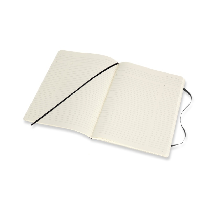 Notes MOLESKINE PROFESSIONAL XL (19x25 cm), miękka oprawa, 192 strony, czarny - zdjęcie (2