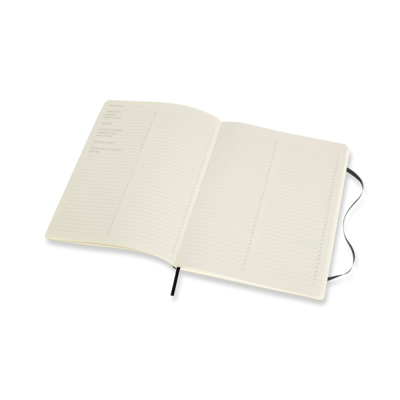 Notes MOLESKINE PROFESSIONAL XL (19x25 cm), miękka oprawa, 192 strony, czarny - zdjęcie (6