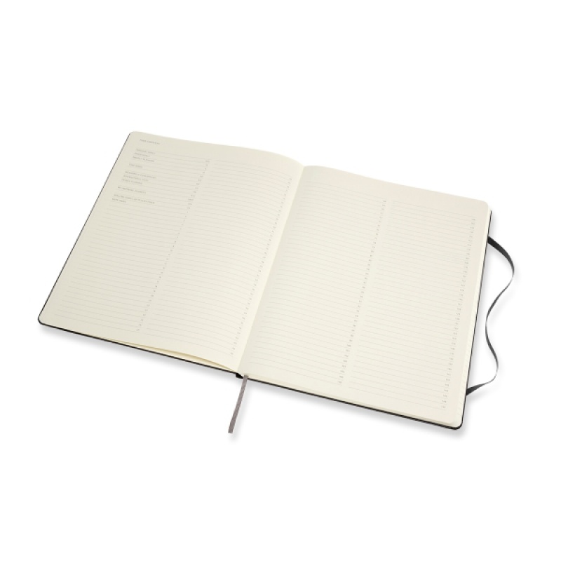 Notes MOLESKINE PROFESSIONAL XXL (21,6x27,9 cm), twarda oprawa, 192 strony, czarny - zdjęcie (6