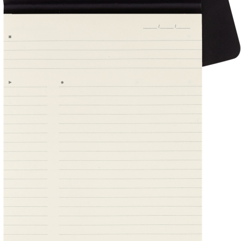 Notes reporterski PRO PAD MOLESKINE L (13x21 cm), 96 stron, czarny - zdjęcie (6