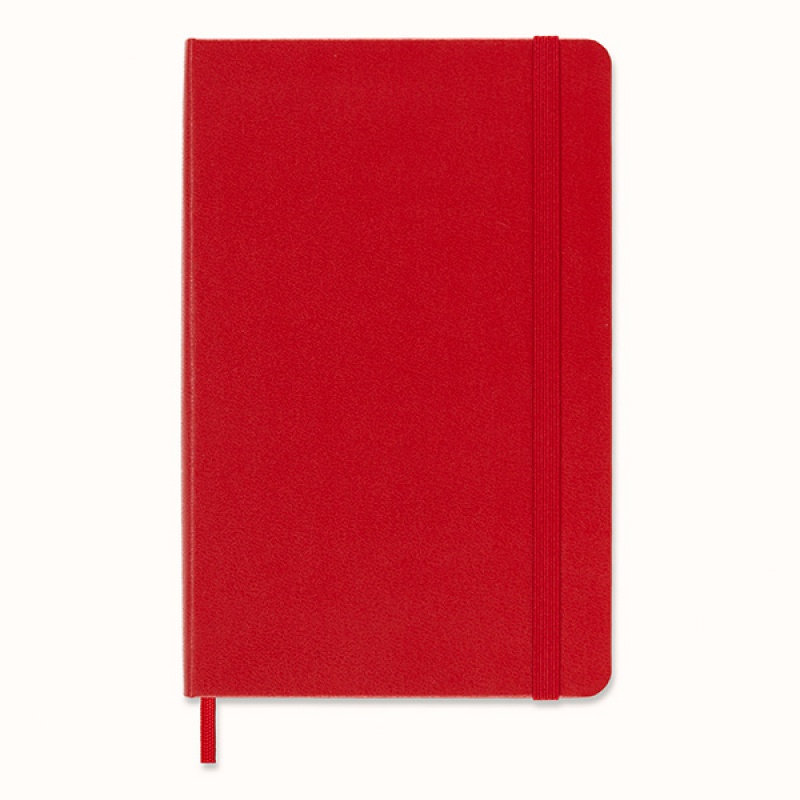 Notes MOLESKINE Classic M, 11,5x18 cm, w kropki, twarda oprawa, scarlet red, 208 stron, czerwony - zdjęcie (10