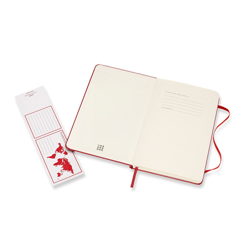 Notes MOLESKINE Classic M, 11,5x18 cm, w kropki, twarda oprawa, scarlet red, 208 stron, czerwony - zdjęcie (6