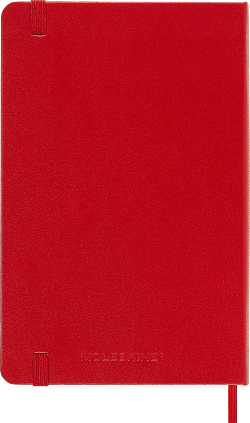 Notes MOLESKINE Classic M, 11,5x18 cm, w kropki, twarda oprawa, scarlet red, 208 stron, czerwony - zdjęcie (3
