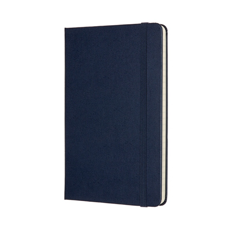 Notes MOLESKINE Classic M (11,5x18 cm) w linie, twarda oprawa, sapphire blue, 208 stron, niebieski - zdjęcie (8