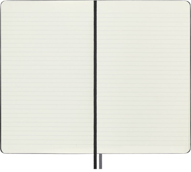 Notes MOLESKINE Classic L (13x21cm) w linie, twarda oprawa, 400 stron, czarny - zdjęcie (8