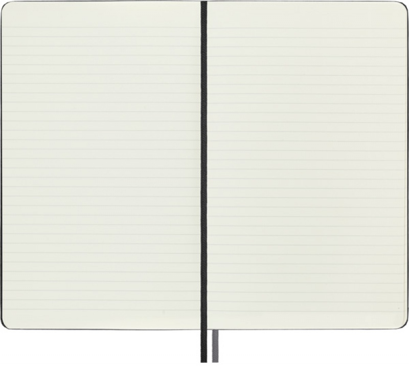 Notes MOLESKINE Classic L (13x21cm) w linie, twarda oprawa, 400 stron, czarny - zdjęcie (8