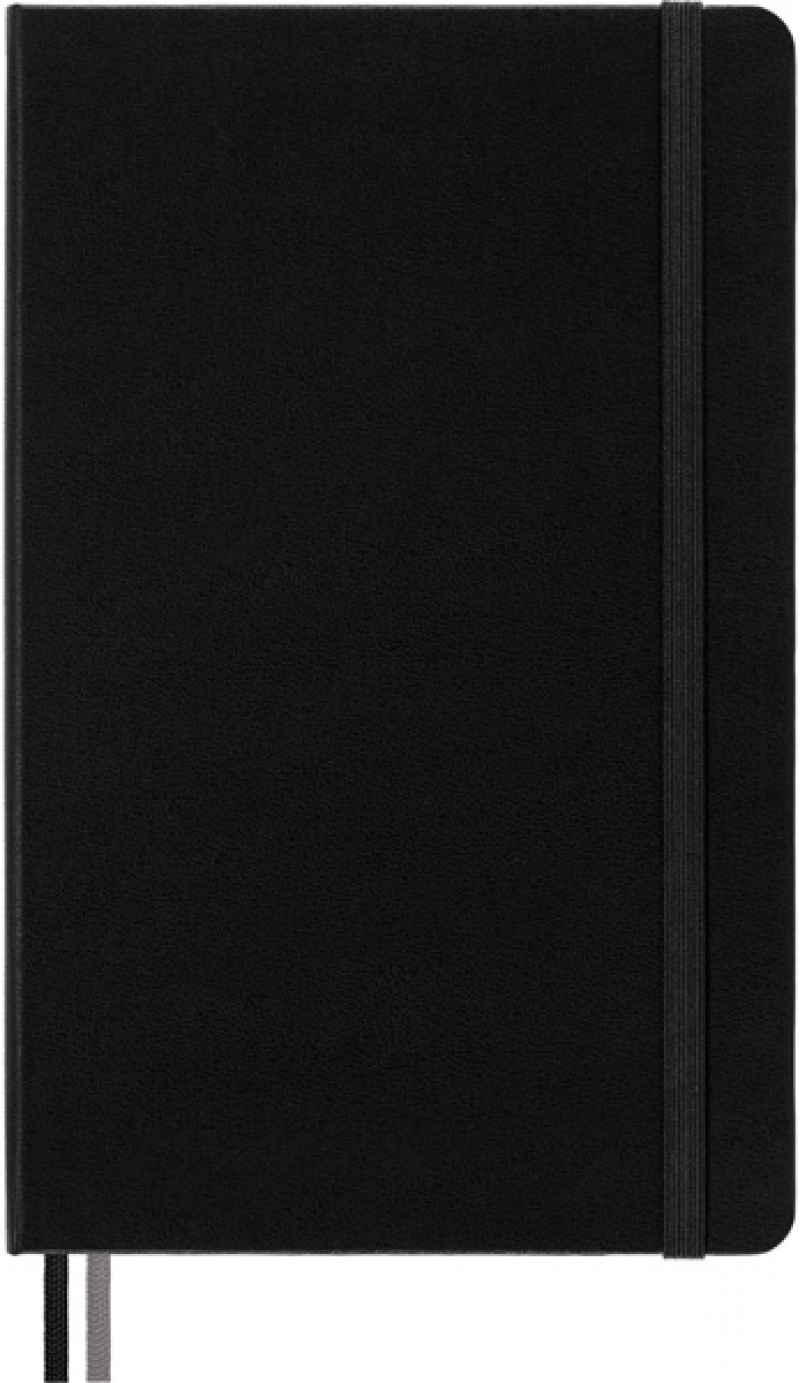 Notes MOLESKINE Classic L (13x21cm) w kratkę, twarda oprawa, 400 stron, czarny - zdjęcie (12