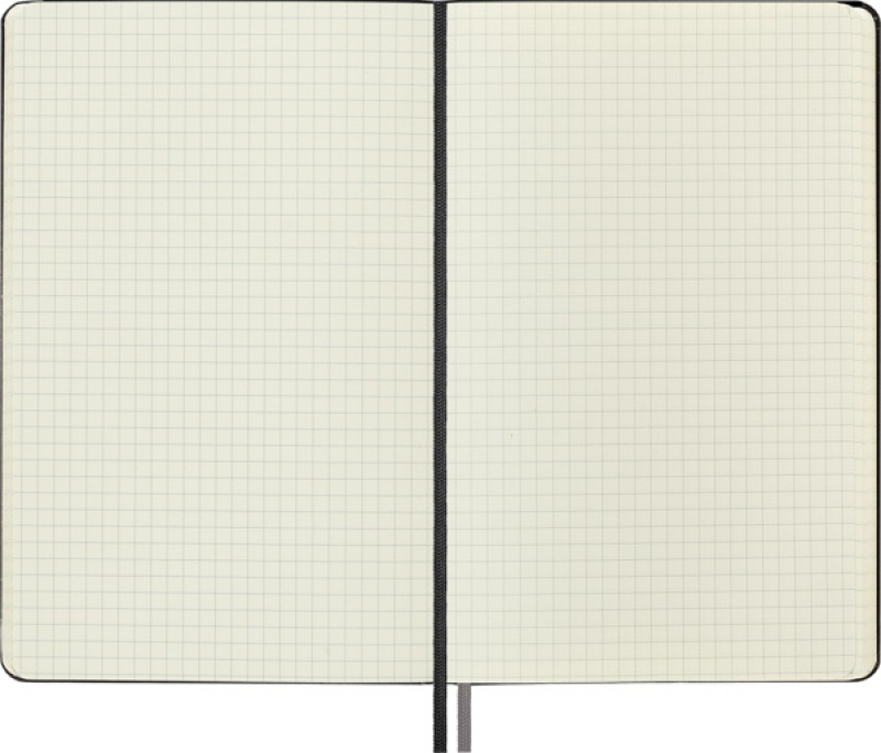 Notes MOLESKINE Classic L (13x21cm) w kratkę, twarda oprawa, 400 stron, czarny - zdjęcie (8