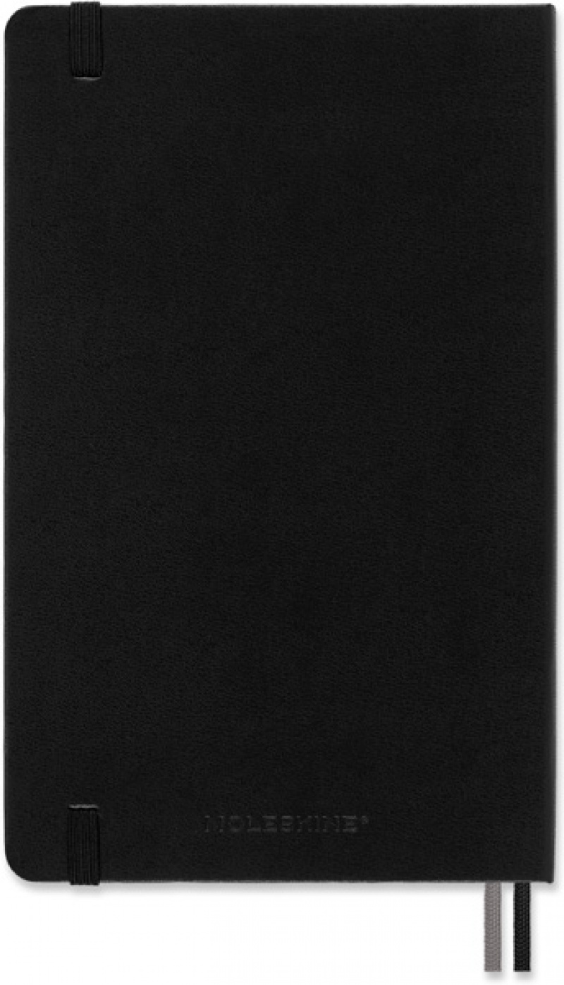 Notes MOLESKINE Classic L (13x21cm) w kropki, twarda oprawa, 400 stron, czarny - zdjęcie (4