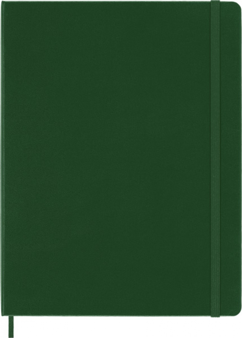 Notes MOLESKINE Classic XL (19x25cm) w linie, twarda oprawa, myrtle green, 192 strony, zielony - zdjęcie (11