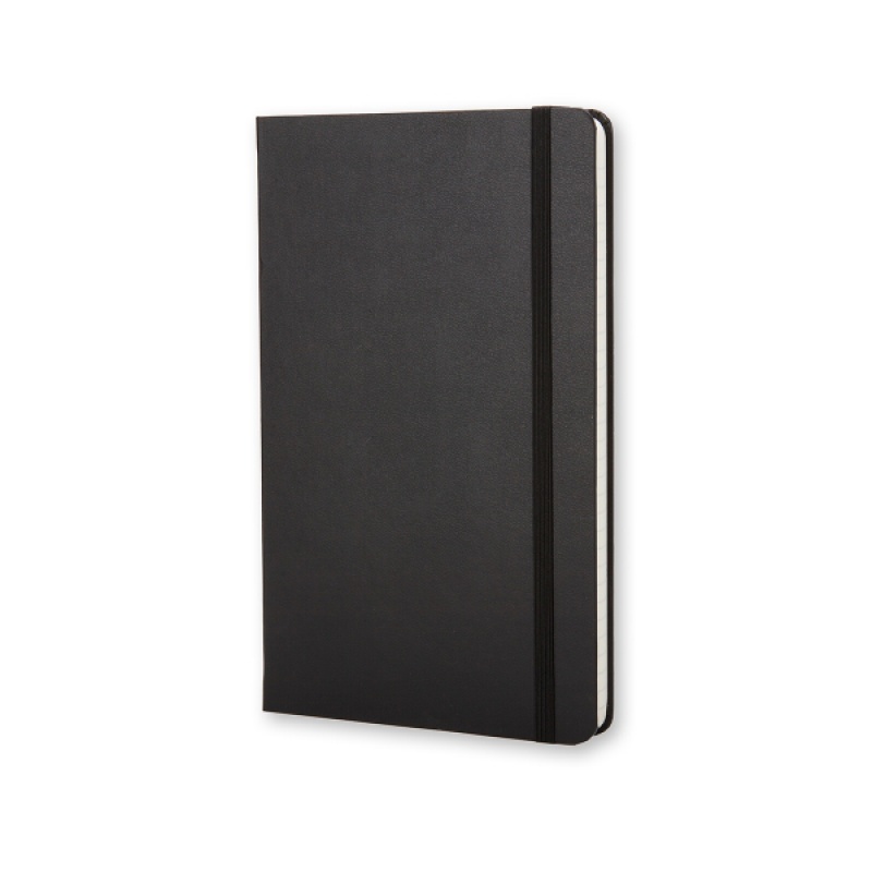 Notes MOLESKINE Classic P (9x14cm) w linie, twarda oprawa, 192 strony, czarny - zdjęcie (6