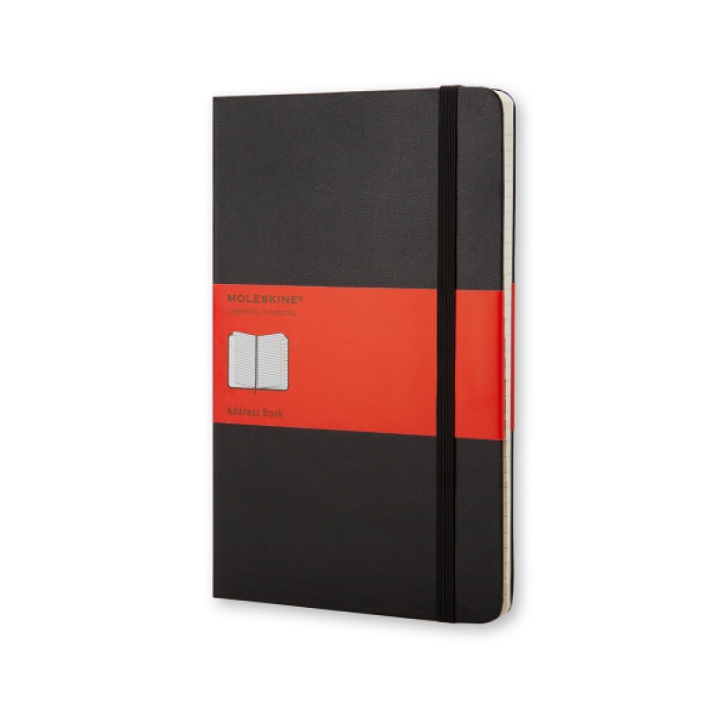 Adresownik MOLESKINE P (9x14cm), twarda oprawa, 192 strony, czarny - zdjęcie (2