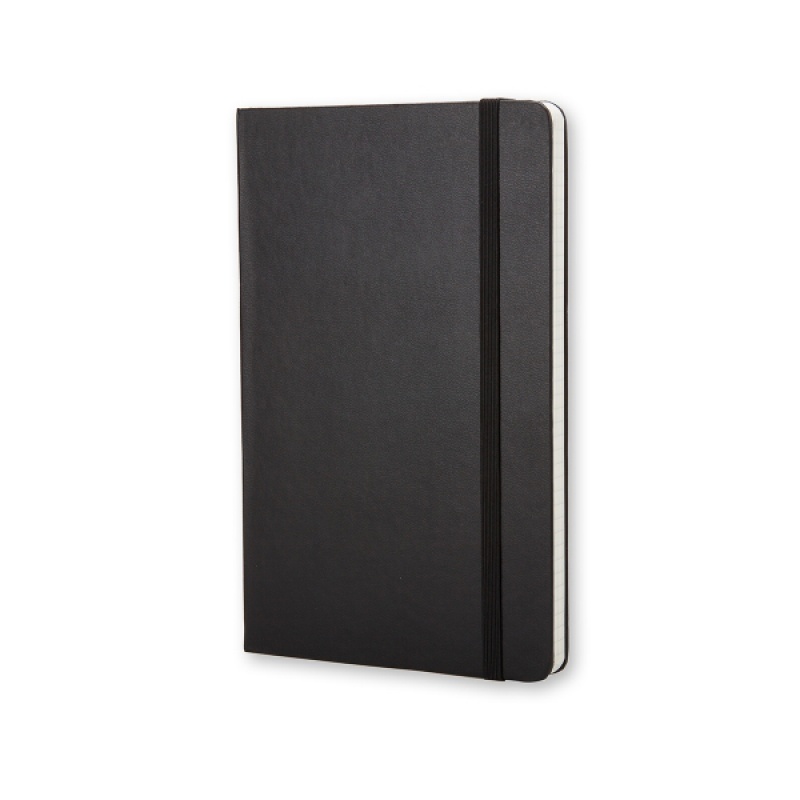 Notes MOLESKINE Classic P (9x14cm) w kratkę, twarda oprawa, 192 strony, czarny - zdjęcie (7