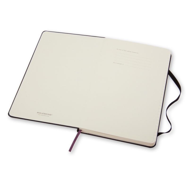 Notes MOLESKINE Classic L (13x21cm) w linie, twarda oprawa, 240 stron, czarny - zdjęcie (4