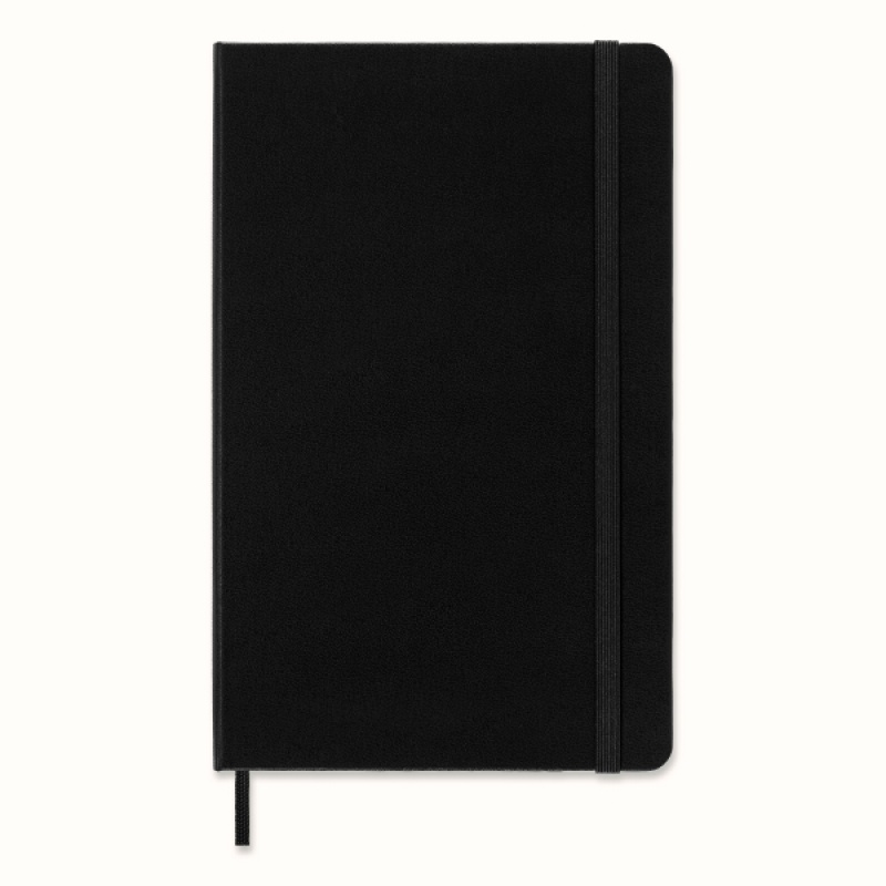 Notes MOLESKINE Classic L (13x21cm) w kratkę, twarda oprawa, 240 stron, czarny - zdjęcie (5